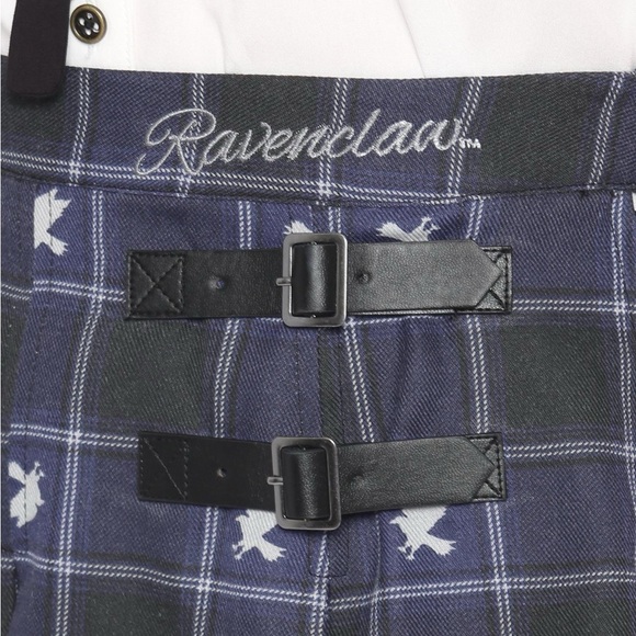 Harry Potter Ravenclaw Plaid Pleated Skirt - Picture 3 of 4
